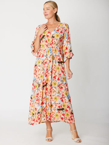 Katie 3/4 Dress-- Floral - 31611 - New Arrivals