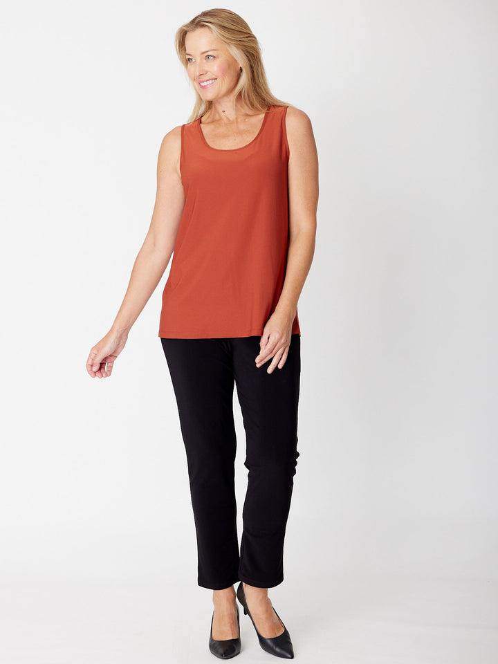 Long Line Tank - Cinnamon - 31618