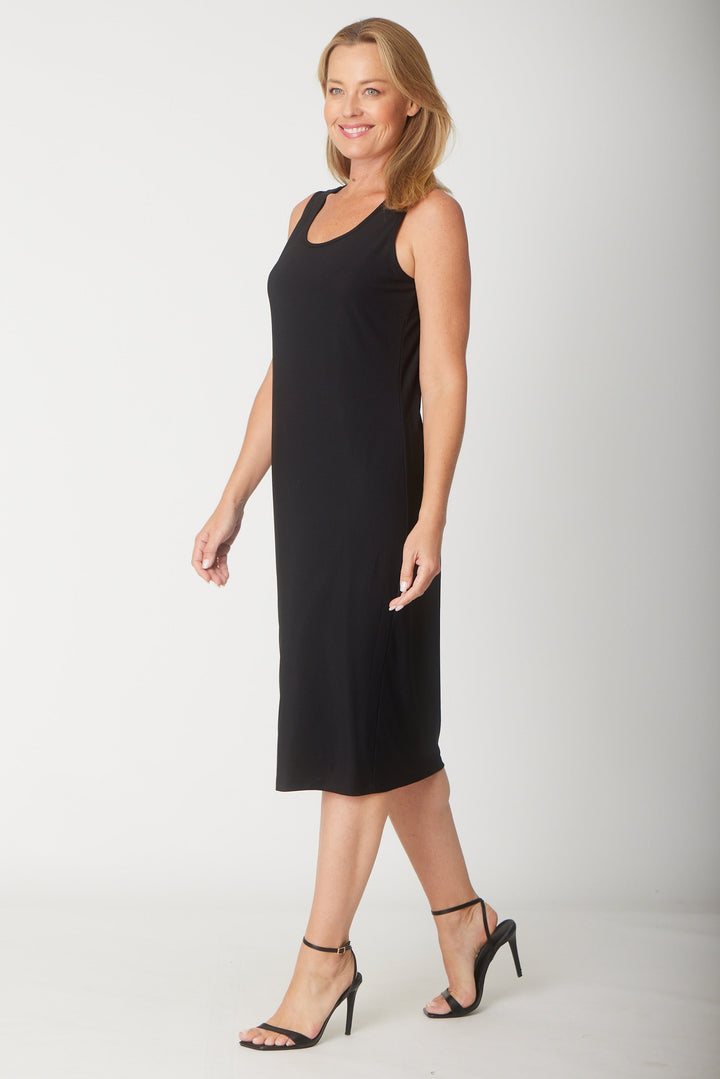 Jersey Essential Tank Dress - Black - 31621