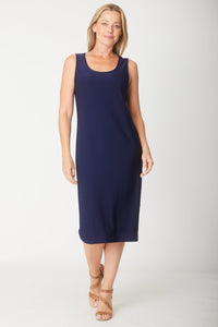 Jersey Essential Tank Dress - Navy - 31621