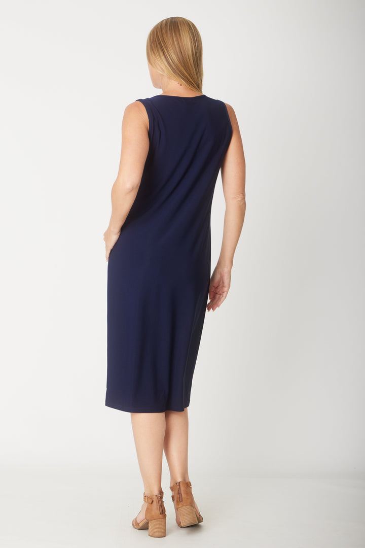 Jersey Essential Tank Dress - Navy - 31621