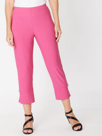 Bling Summer Crop Pant - Fushia - 31624