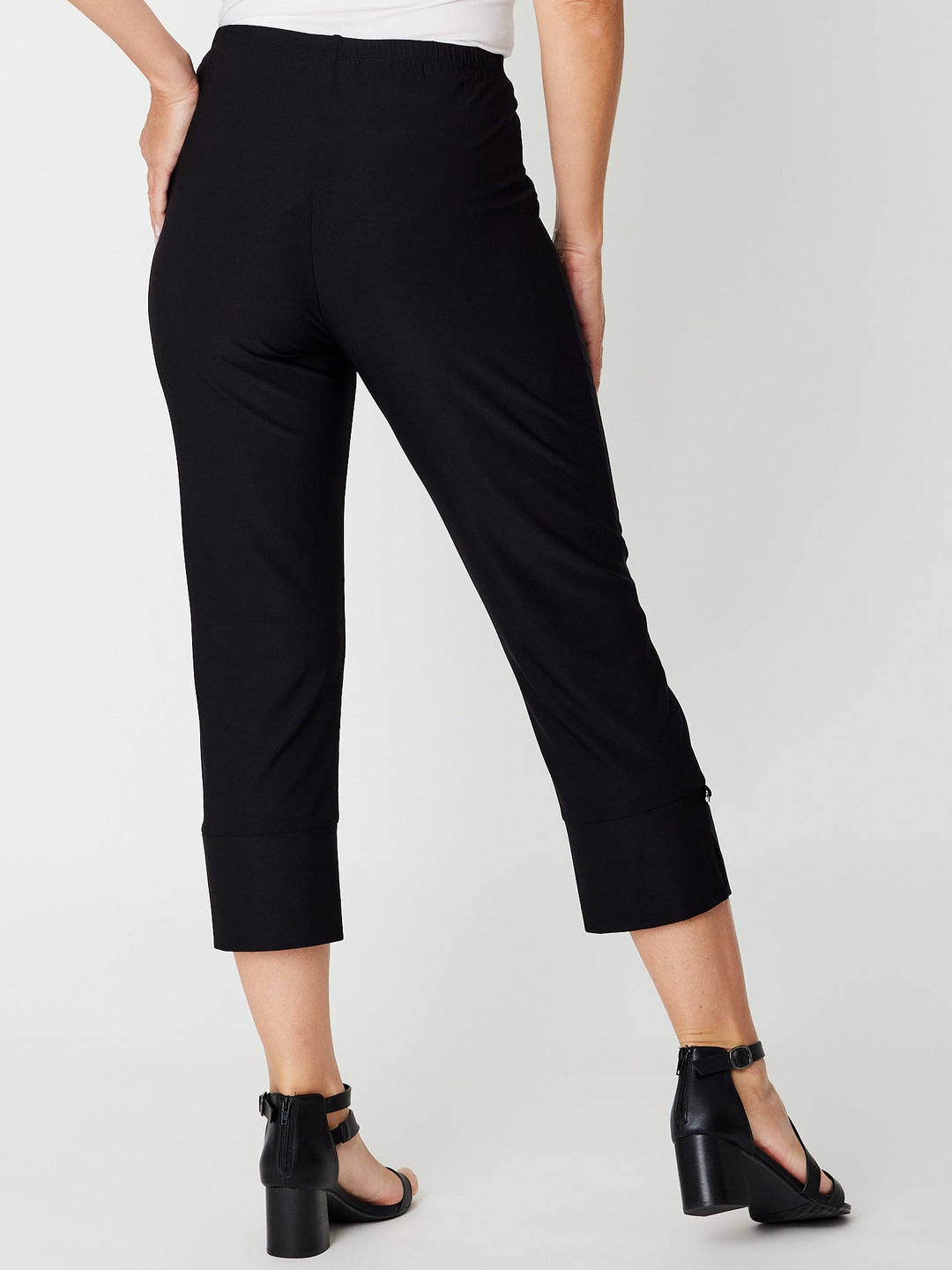 Bling Summer Crop Pant - Black - 31624