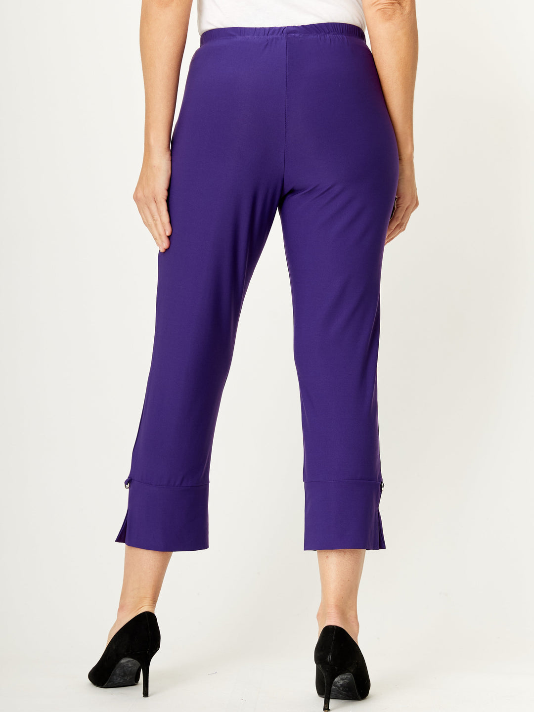 Bling Summer Crop Pant - Purple - 31624