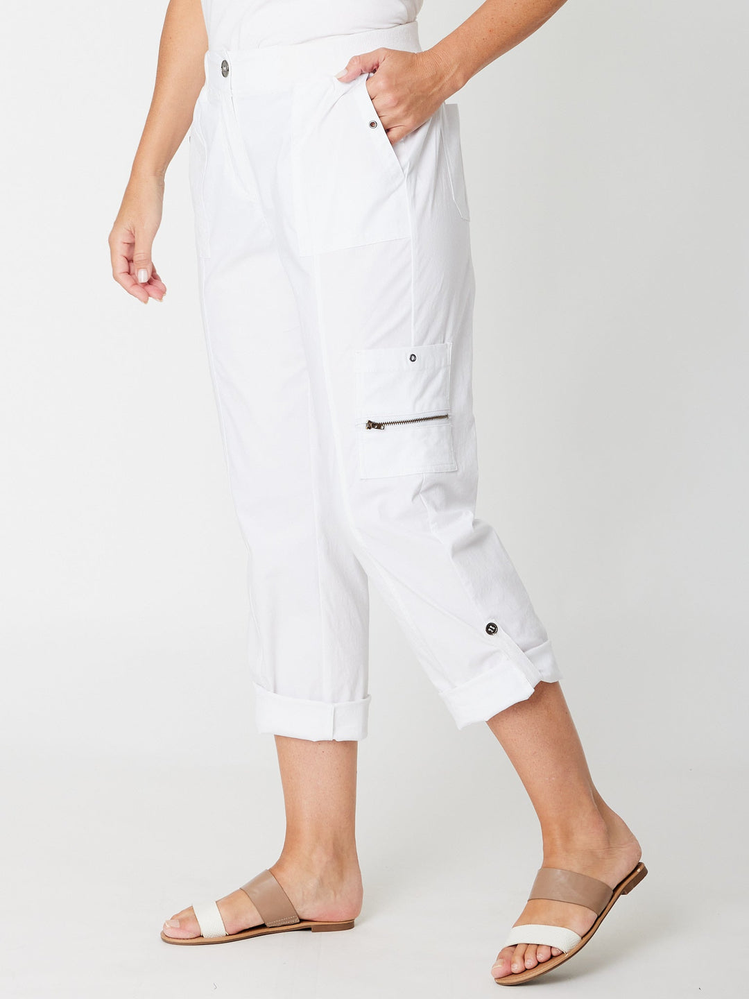 Cargo Pant- White - 31631