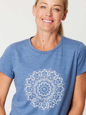 Mozaic Print Tee - Ink - 31641 - Spring/Summer