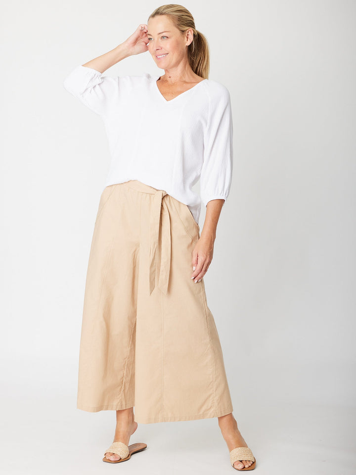 Bubble Cotton Top-- White -31660