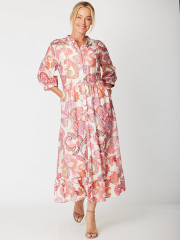 Florence Patch Dress - Floral - 31329 - Luna Sky