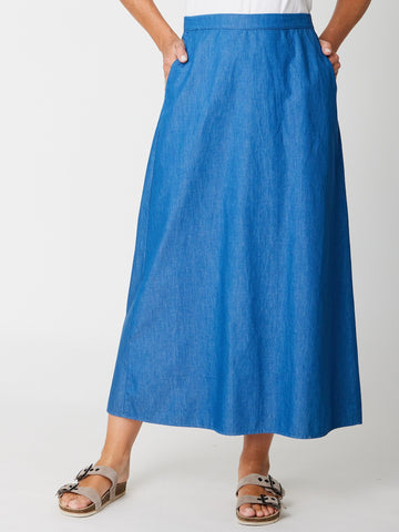 Denim Skirt - Denim- 31725 - Spring/Summer