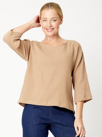 Tarin 3/4 Top - Bark - 31729