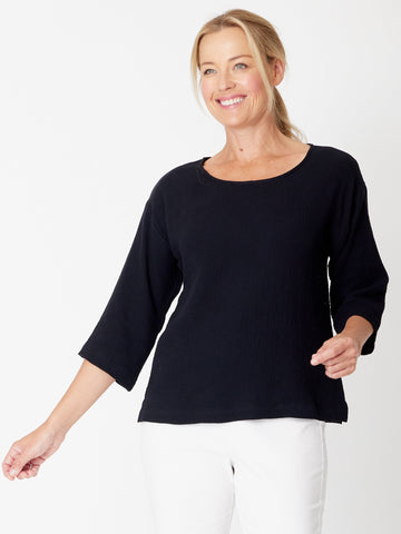 Tarin 3/4 Top - Black - 31729 - BASICS/ RUNNING LINES/CORE