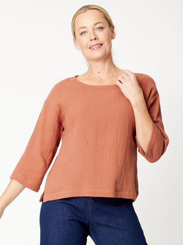 Tarin 3/4 Top - Cinnamon - 31729 - 