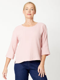 Tarin 3/4 Top - Dusty Pink - 31729