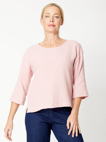Tarin 3/4 Top - Dusty Pink - 31729 - Luna Sky