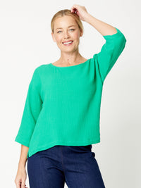 Tarin 3/4 Top - Emerald - 31729
