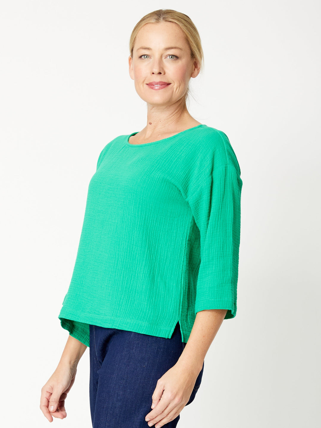 Tarin 3/4 Top - Emerald - 31729