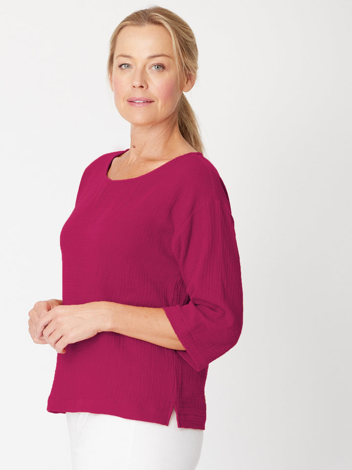 Tarin 3/4 Top - Raspberry - 31729