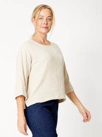 Tarin 3/4 Top - Wheat - 31729