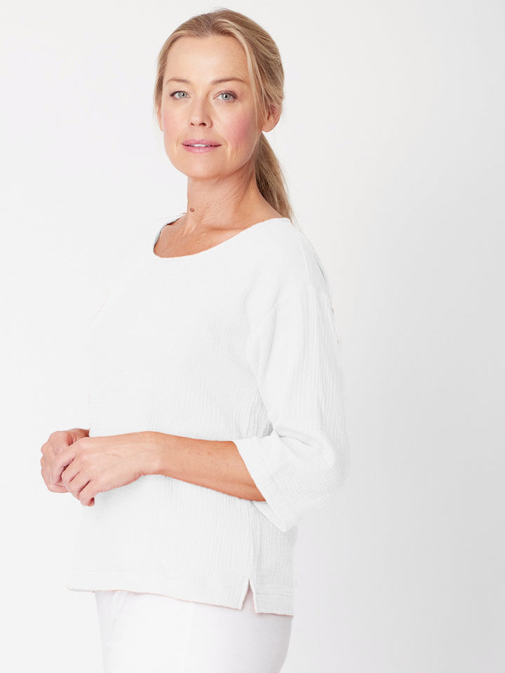 Tarin 3/4 Top - white - 31729