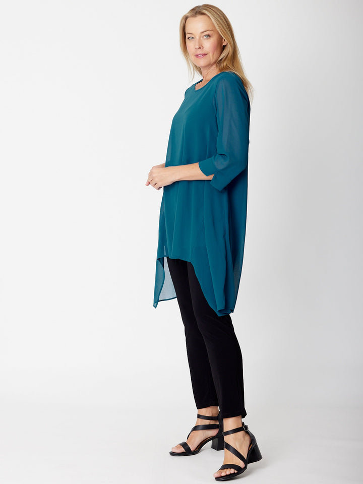 Hi Lo Drama Top - Petrol - 31747