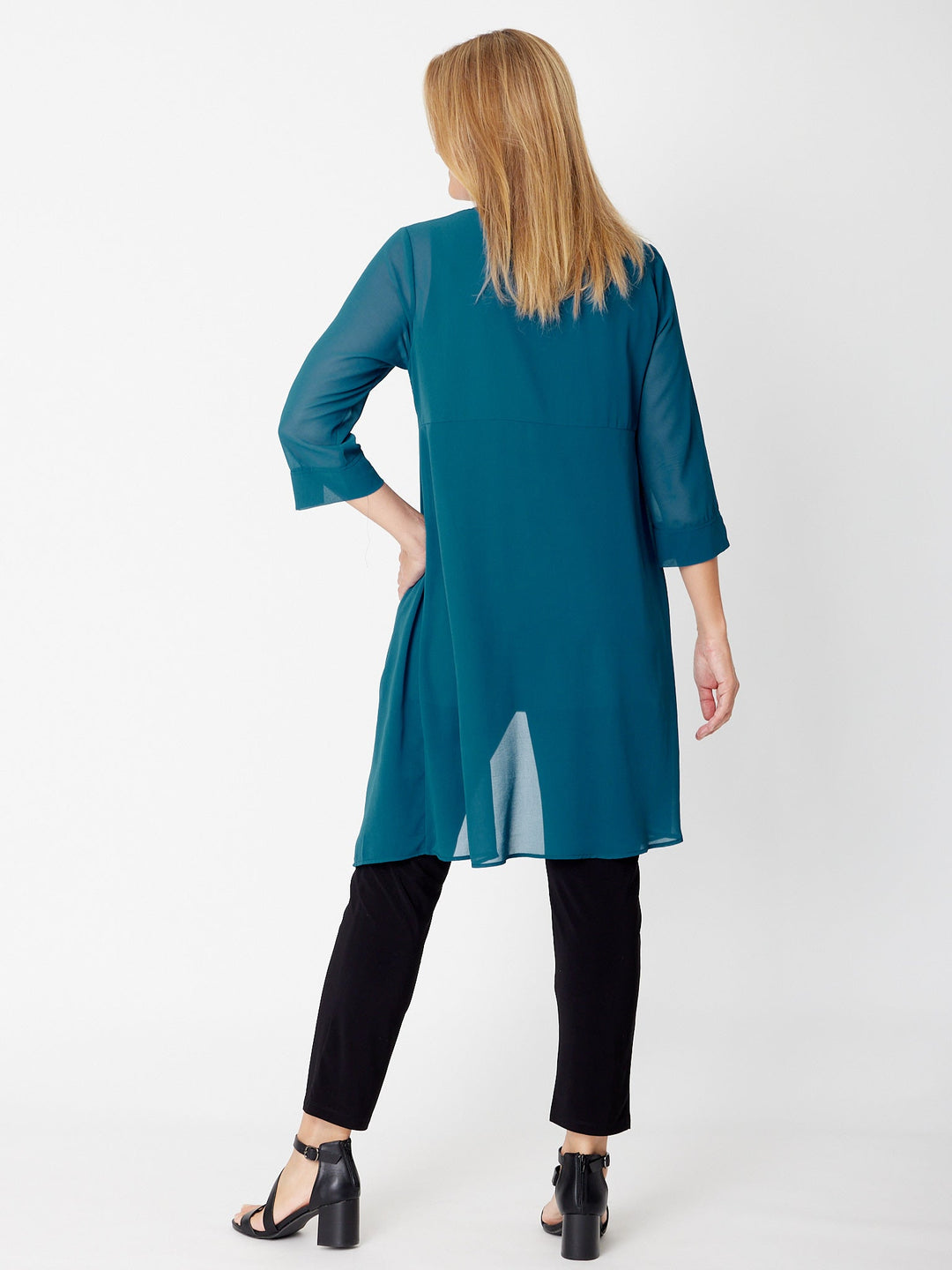 Hi Lo Drama Top - Petrol - 31747