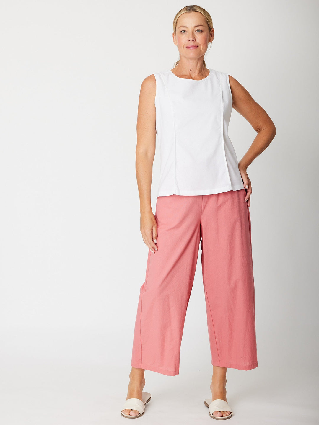 Myra Cotton 7/8 Pant - Rose - 31332