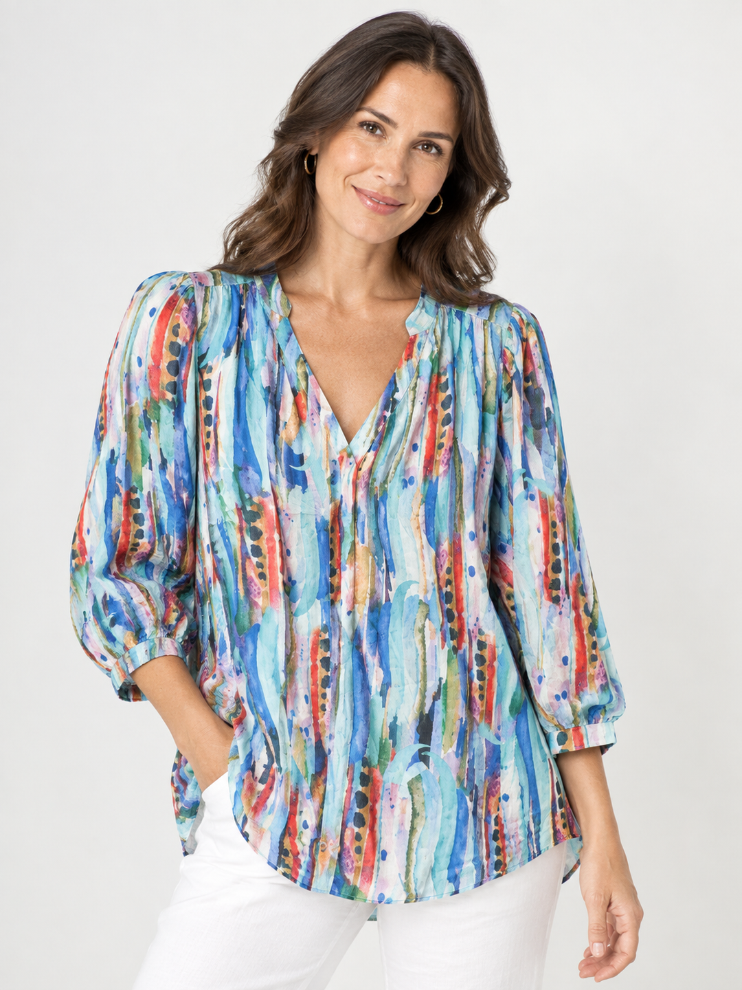 Rayon Shirt -Turq- 31771