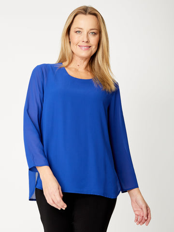 Georgia Chiffon Core Top - Electric - 31792 - New Arrivals