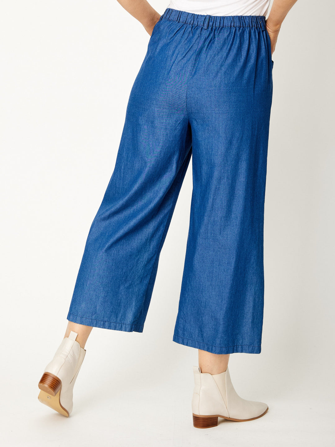 Whitney Crop Denim Pant - Denim - 31799