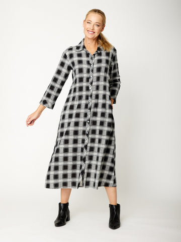 Winona Check Dress - Check- 31801 - Luna Sky