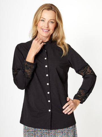 Victoria Blouse- Black - 31810 - 
