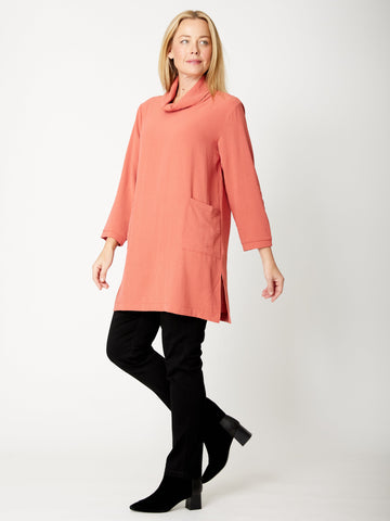 Venus Cowl Tunic - Cinnamon - 31863 - Autumn/Winter