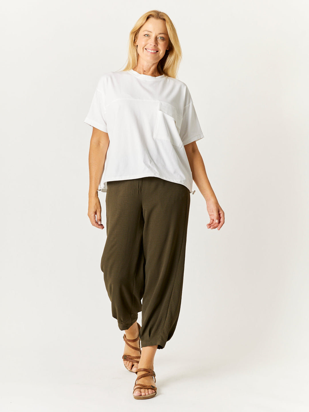 Pocket Panel Top - White - 32539