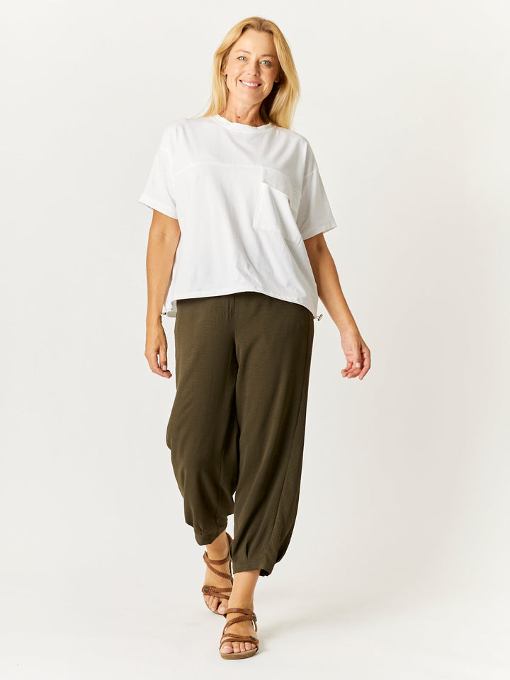 Pocket Panel Top - White - 32539