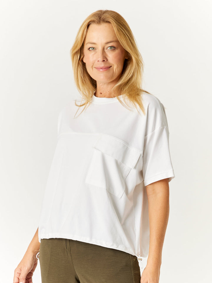 Pocket Panel Top - White - 32539