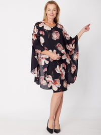 Umeko Overlay Dress - Floral - 31893
