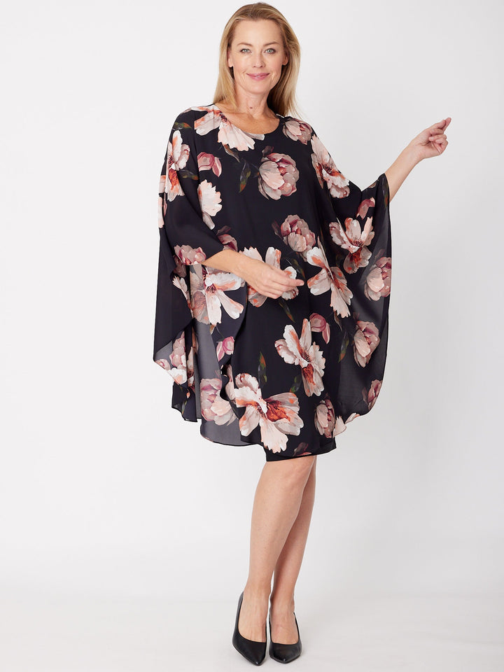 Umeko Overlay Dress - Floral - 31893