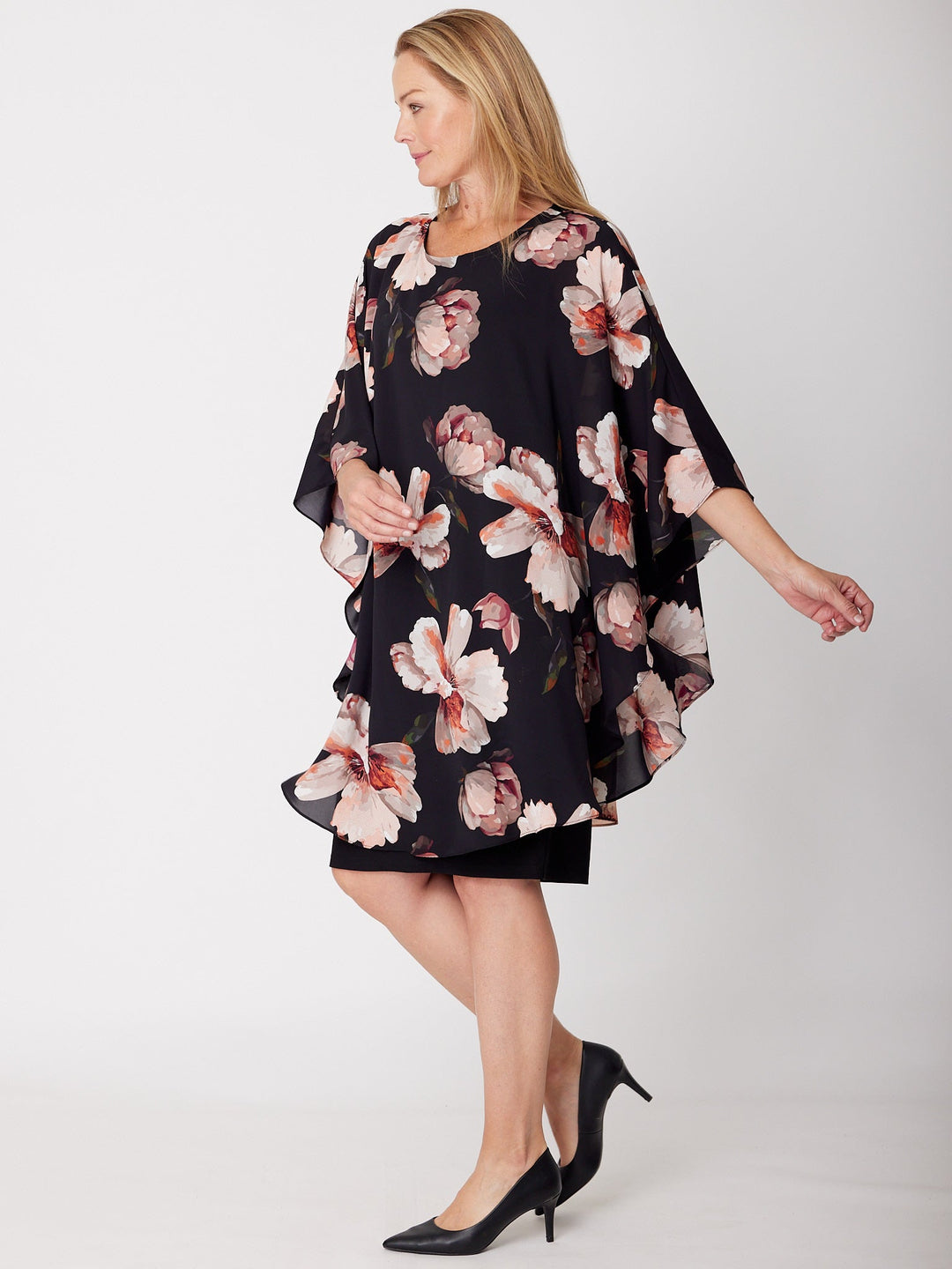 Umeko Overlay Dress - Floral - 31893