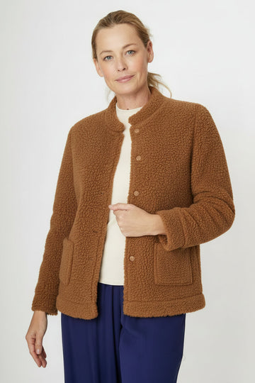 Teddy Jacket -  Choc- 31946 - All