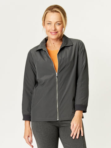 Boxy Jacket - Steel- 31947 - 