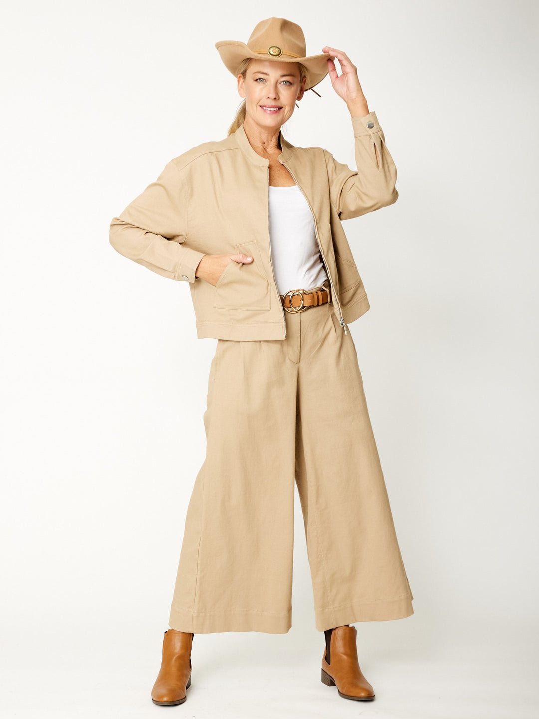 Anywhere Lux Jacket - Beige - 31953