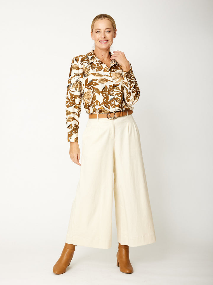 Anywhere Lux Crop Pant - Vanilla - 31954