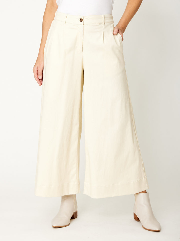 Anywhere Lux Crop Pant - Vanilla - 31954