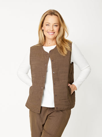 Puffer Vest -Ginger - 31956 - Cordelia St