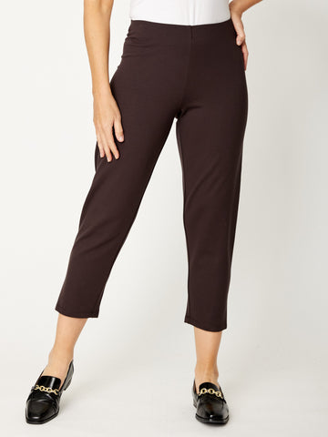 Pushkin Petite Ponti Pant -Espresso - 32061 - All