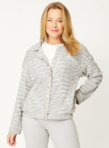 Salt & Pepper Jacket - Silver - 32067 - Cordelia St