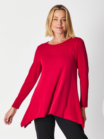 Andrea Core Top - Red - 32076 - Cordelia St