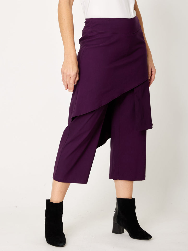 Overlay Soft Suiting Pant - Aubergine - 32102