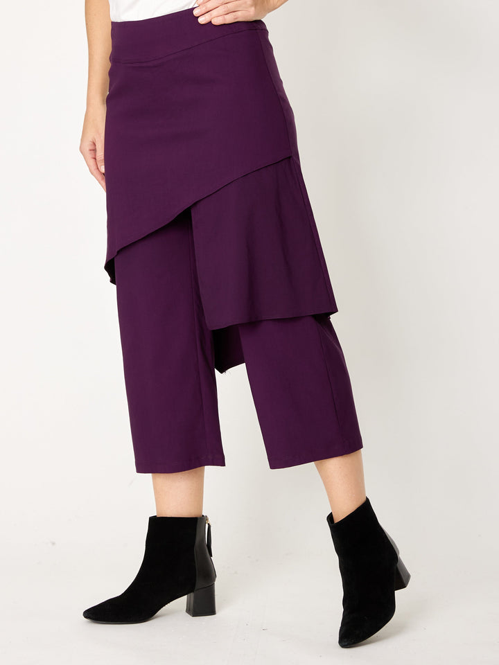 Overlay Soft Suiting Pant - Aubergine - 32102