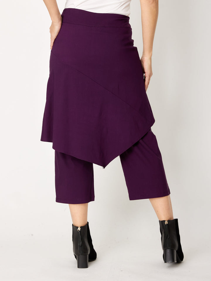 Overlay Soft Suiting Pant - Aubergine - 32102